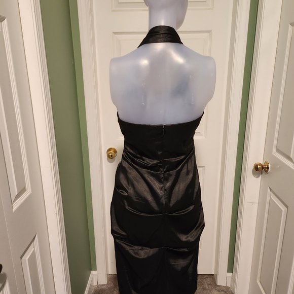 Satin Cocktail Dress - Picture 3 of 3